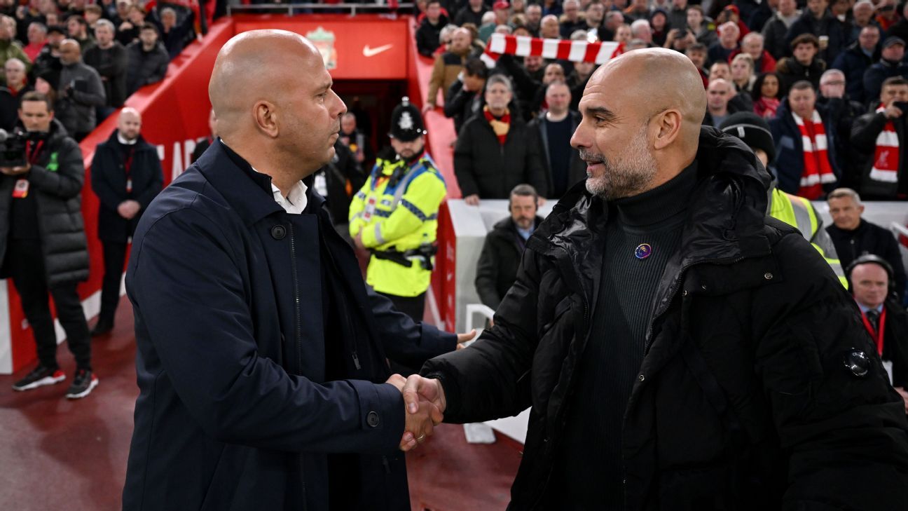 arne-slot-pep-guardiola-challenges