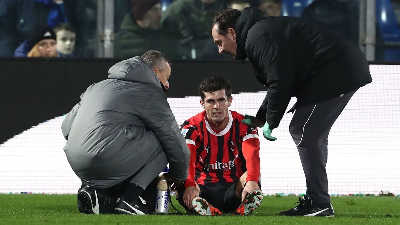 christian-pulisic-injury-ac-milan